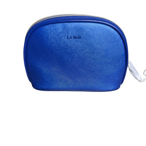 LA MER Makeup bag blue organizer new